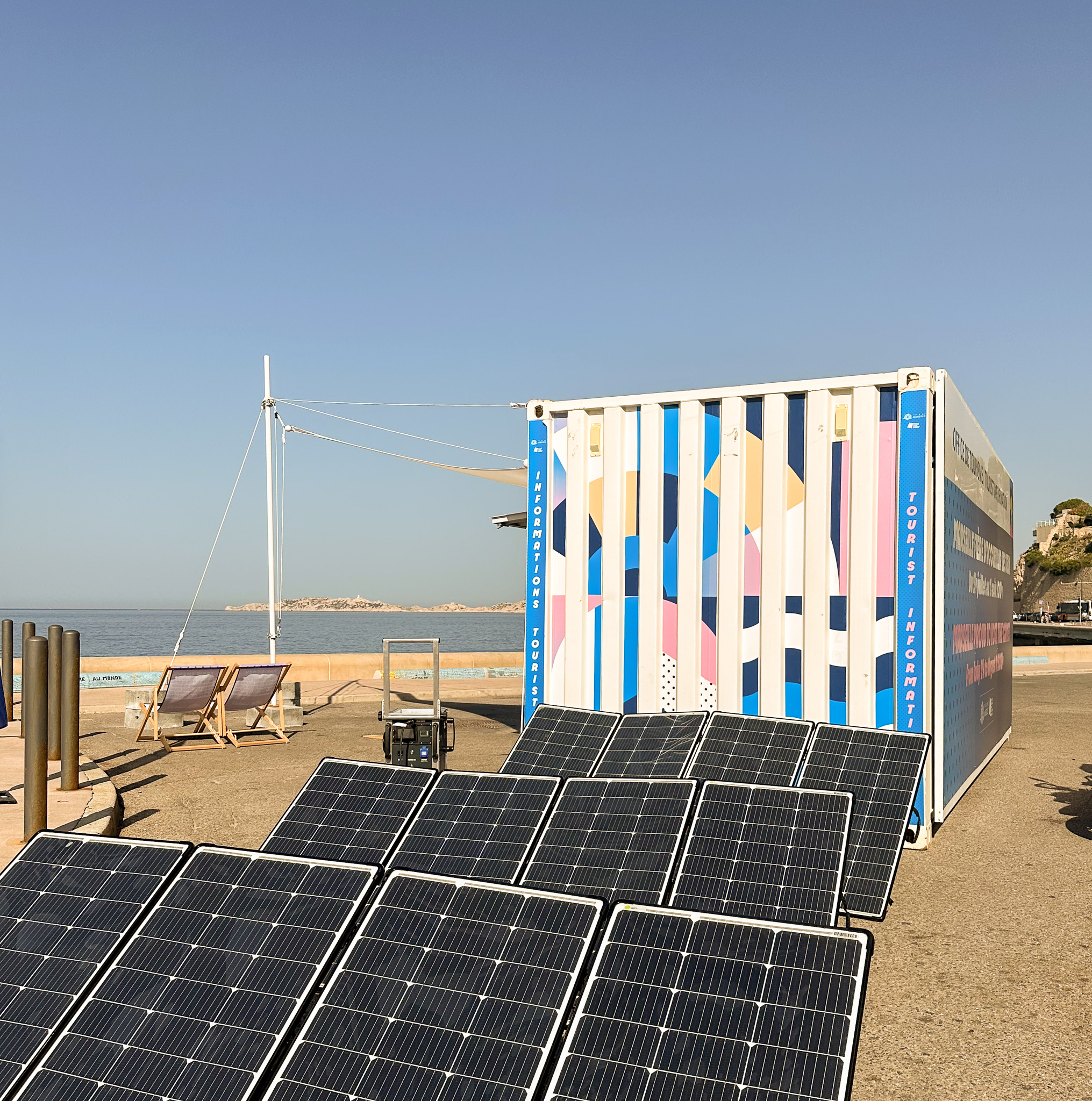 Les groupes électrogènes à batterie PESS sur la corniche Kennedy